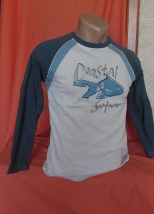 Реглан з принтом риби 9-10 років