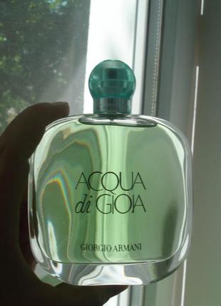 Giorgio armani acqua di gioia парфюмированная вода5 фото
