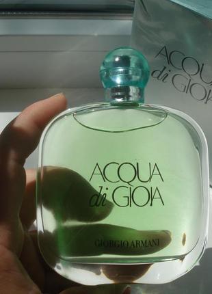 Giorgio armani acqua di gioia парфюмированная вода4 фото