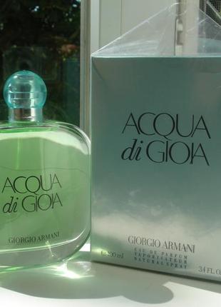 Giorgio armani acqua di gioia парфюмированная вода 100 мл1 фото