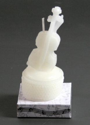 Скрипка / весільна свічка 10x4x4 см