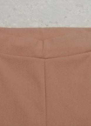 Легінси персикового кольору з високою талією4 фото