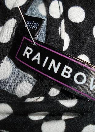 #акция  1+1=3 #rainbow#трикотажное платье в горох #6 фото