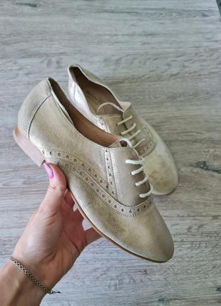 Туфлі броги шкіряні minelli