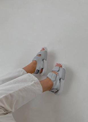 Босоножки женские адидас adidas adilette 3.0 silver3 фото