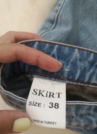 Джинсова спідниця, джинсовая юбка4 фото