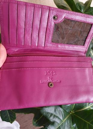 Гарний шкіряний гаманець, портмоне 1642 lichfield leather4 фото