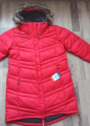 2xl, 56 теплое пальто пуховик columbia оригинал
