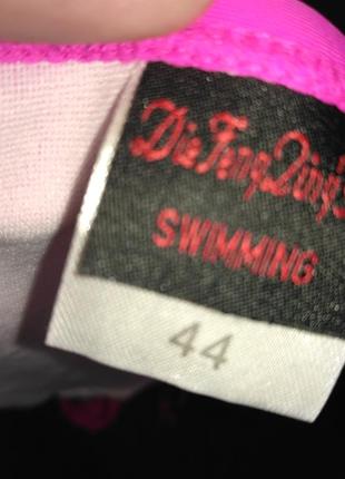 Шикарний рожевий купальник на модних зав'язках,з рюшами і верх з пуш-ап,польща4 фото