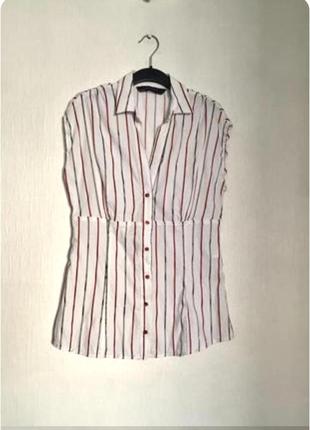 Сорочка безрукавка яскрава смужка