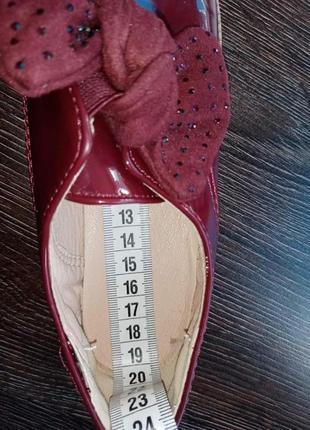Лаковані туфлі doremi 30 розмір 19 см устілка. в хорошому стані.5 фото
