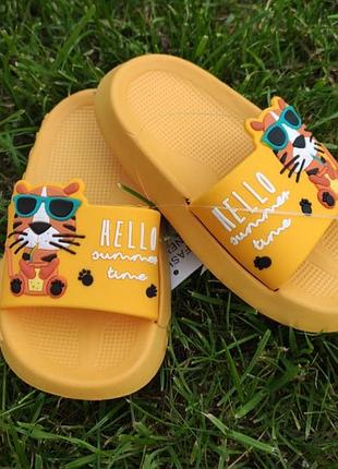 Шльопанці дитячі, гумові тапочки дитячі