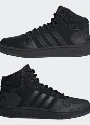 Утеплені черевики кеді черевики adidas hoops 2.0 mid b44621/ розм. 43 (1/3 )оригінал5 фото