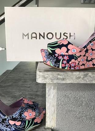 Manoush босоножки на танкетке р 37 оригинал