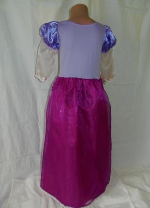 Карнавальное платье рапунцель на 7-8 лет2 фото
