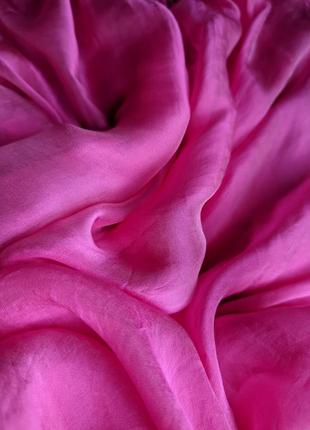 Сарафан италия розовый миди шёлк на брителях комбинация s m l