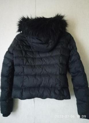 Черный пуховик,куртка зимняя vero moda р.xs-s3 фото