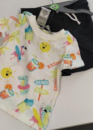 Набір футболка та шорти костюм на літо