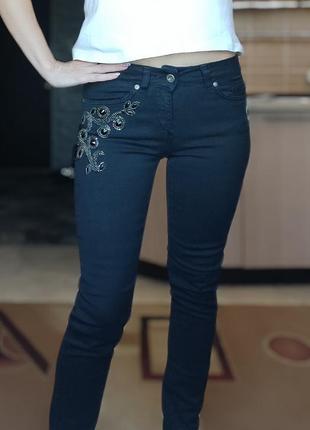 Ідеальні чорні джинси р. xs-s