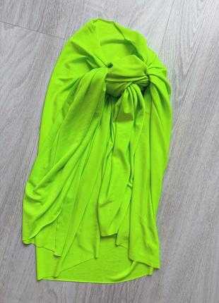 Парео юбка неоновая  трансформер ткань пляжная фотосет