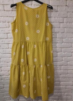 Жовте плаття в квіточку італія4 фото