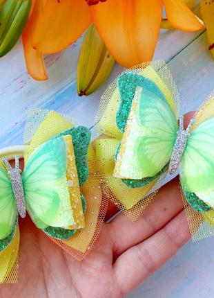 Яскраві бантики - метелики бантики з метеликами