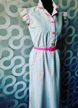 Милое летнее винтажное платье сукня ретро винтаж2 фото