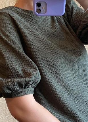 Неймовірна блуза з рукавчиками-фонаниками6 фото