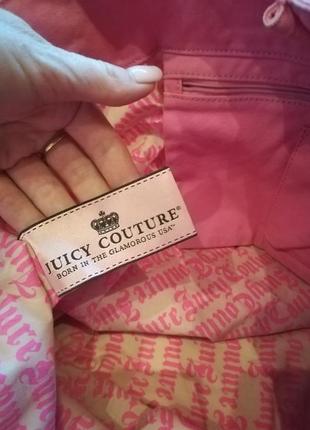 Текстильна пляжна сумка juicy couture7 фото