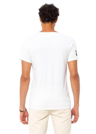 Біла чоловіча футболка lc waikiki з написом на грудях complexity4 фото
