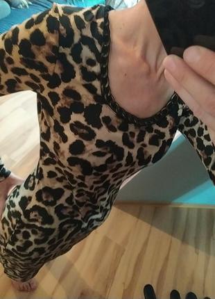 Леопардове плаття, розмір м, франція3 фото
