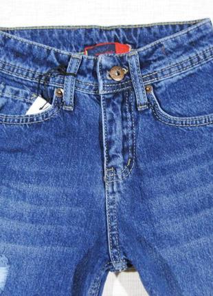 Модные джинсы палаццо (турция)  с высокой талией от 6 до 16 лет (wanex)4 фото