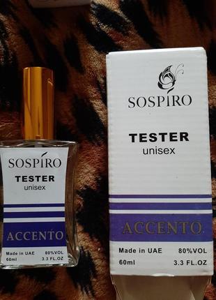 Тестер unisex accento sospiro1 фото