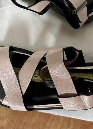 Нові босоніжки, сандалі рожеві пудрові6 фото