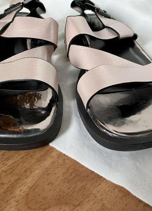 Нові босоніжки, сандалі рожеві пудрові3 фото