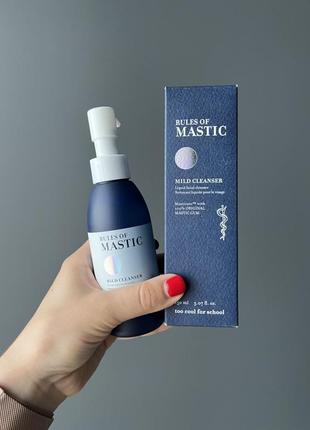 Засіб для очищення шкіри обличчя too cool for school rules of mastic mild facial cleanser