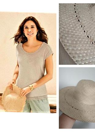 100% солома натуральна солом'яний капелюх супер легка, повітропроникна