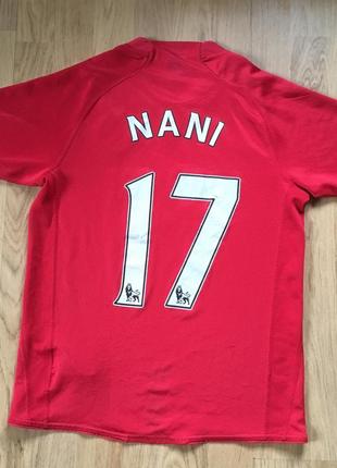 Футболка винтаж nike fit dry aig manchester united nani 17 футбол. оригінал.  vintage5 фото