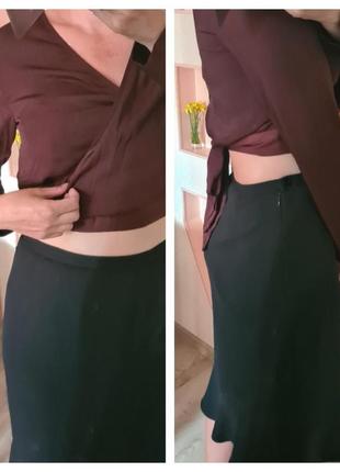 Блуза марсала бордова 38/40