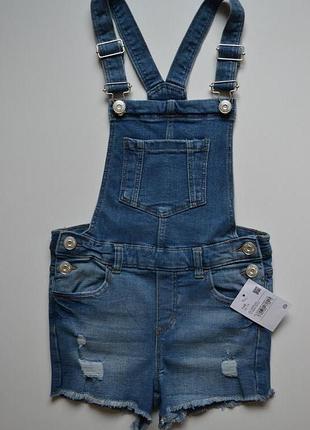 Джинсовий комбінезон шорти для дівчаток від c&a німеччина