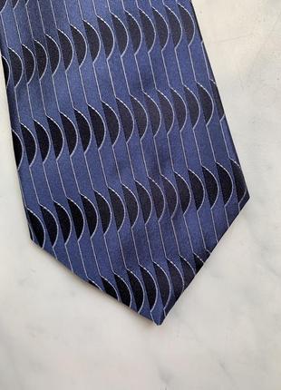 Синя геометрична краватка lagerfeld2 фото