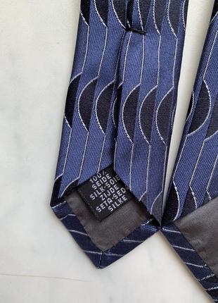 Синя геометрична краватка lagerfeld5 фото