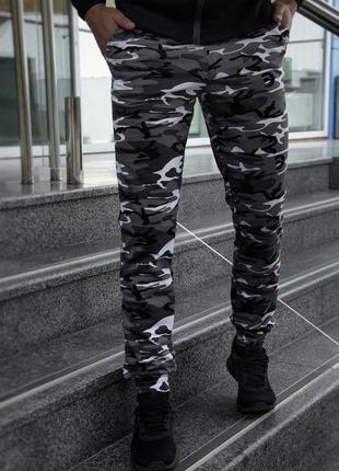 Штани чоловічі камуфляж сірий