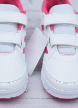 Білі кросівки на липучках adidas altasport. 35, 35.5, 36, 37 розмір. оригінал3 фото