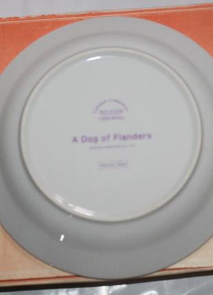Тарелка интерьерная коллекционная принт анимэ a dog of flanders