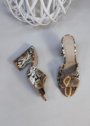 Сабо шльопанці на каблуку10 фото