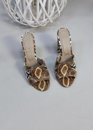 Сабо шльопанці на каблуку7 фото