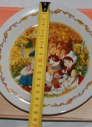 Тарелка интерьерная коллекционная принт анимэ a dog of flanders