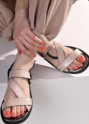 Новые босоножки розовые пудровые сандали1 фото