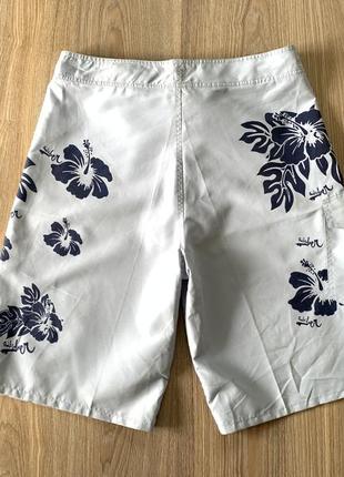 Чоловічі пляжні шорти з гавайським принтом quiksilver3 фото